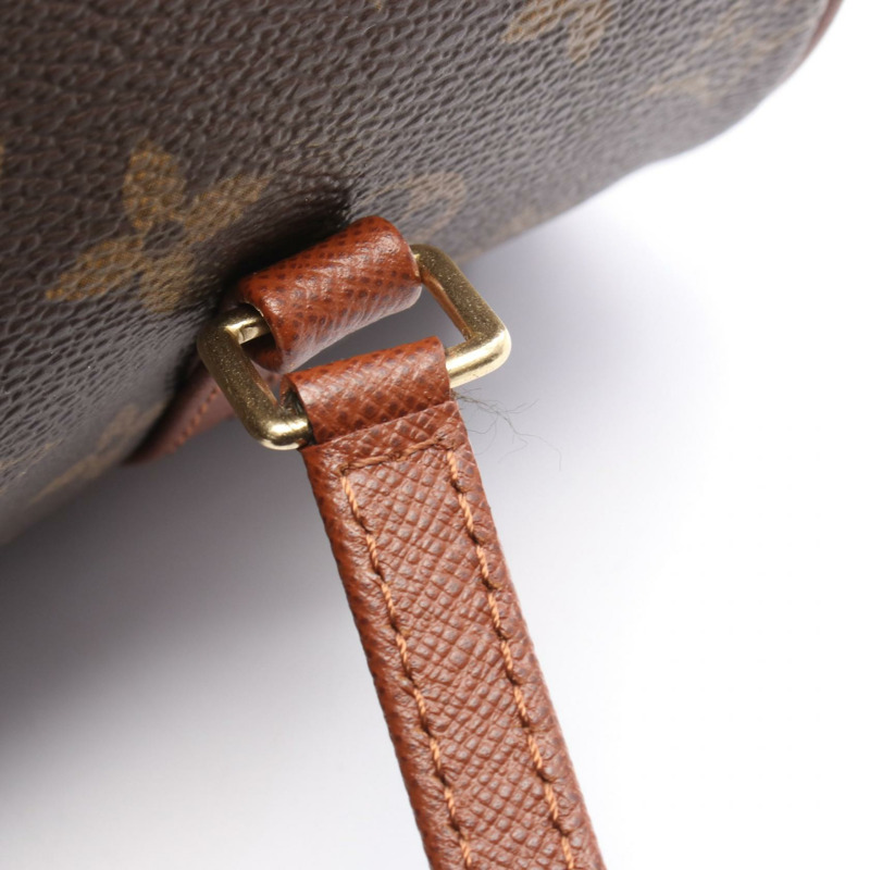 路易威登 Papillon 26 Old 手提包 M51366 Monogram 帆布皮革棕色二手-7