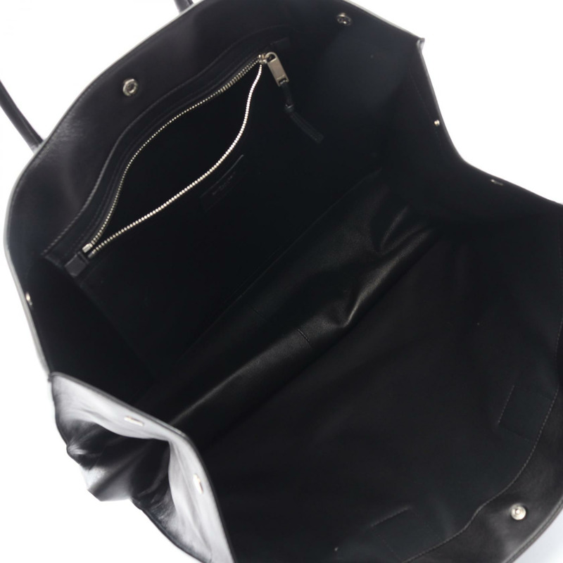 SAINT LAURENT PARIS Rive Gauche 手提包 587273 黑色皮革 二手 男士-2