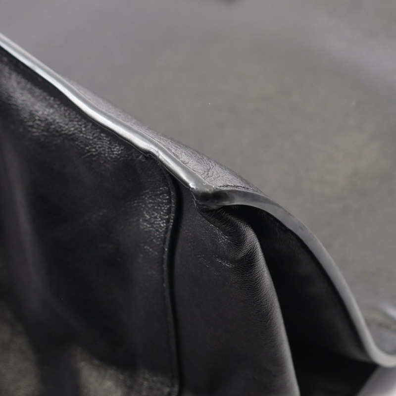 SAINT LAURENT PARIS Rive Gauche 手提包 587273 黑色皮革 二手 男士-5