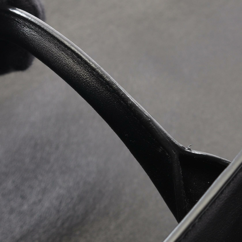 SAINT LAURENT PARIS Rive Gauche 手提包 587273 黑色皮革 二手 男士-6