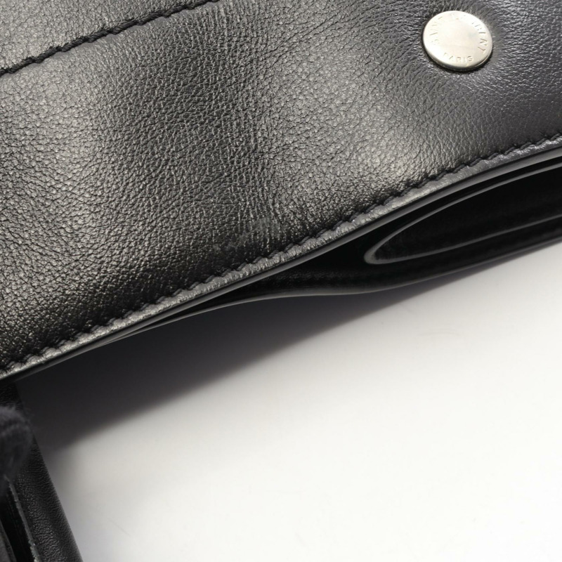 SAINT LAURENT PARIS Rive Gauche 手提包 587273 黑色皮革 二手 男士-7