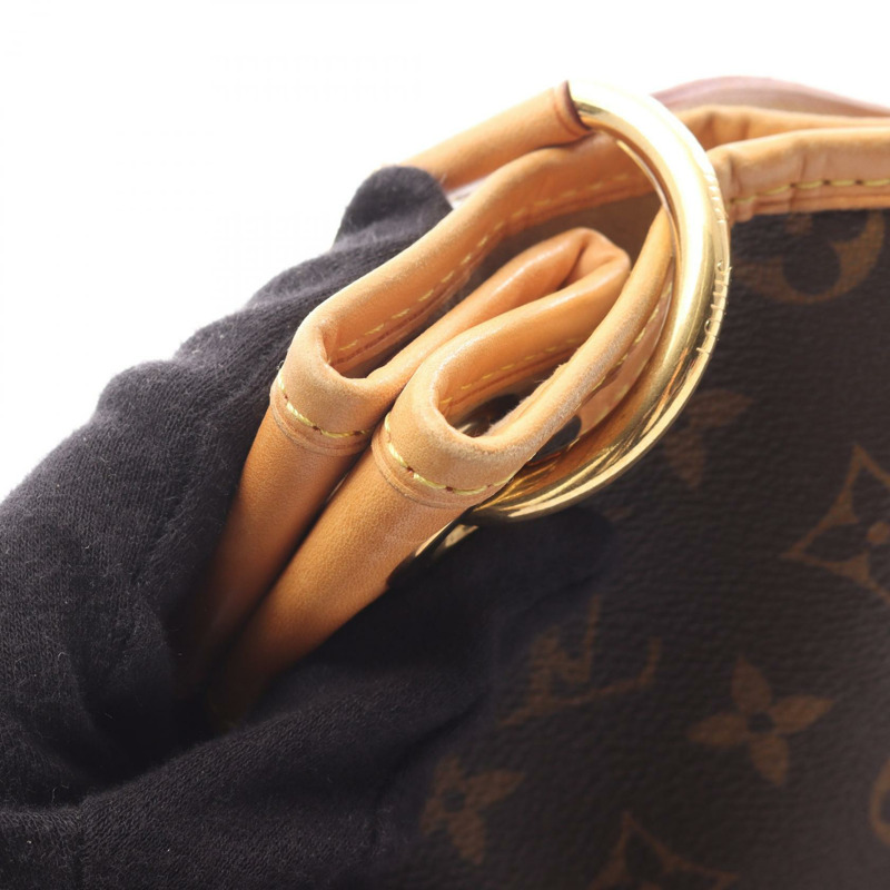 路易威登 Galliera PM 單肩包 M56382 Monogram 帆布皮革棕色二手-13