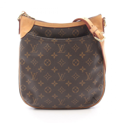 路易威登 Odeon PM 單肩包 M56390 Monogram 帆布皮革棕色二手 LV