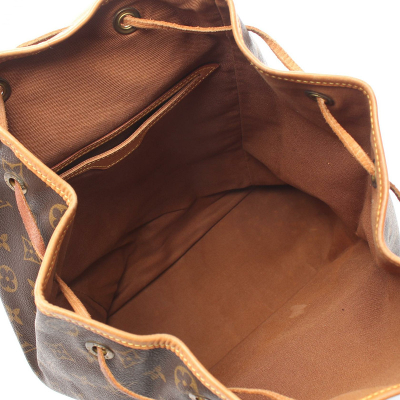 路易威登 Montsouris GM 雙肩包 M51135 Monogram 帆布 棕色 二手-2