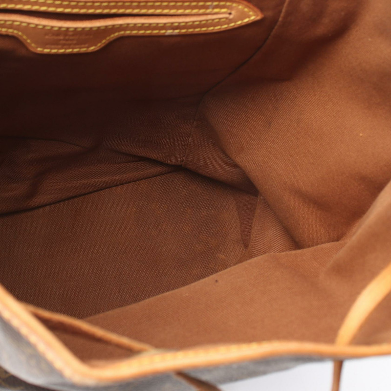 路易威登 Montsouris GM 雙肩包 M51135 Monogram 帆布 棕色 二手-5