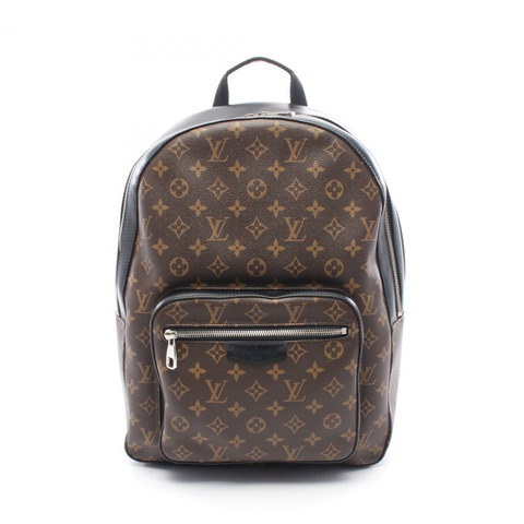 路易威登 Josh 雙肩包 M41530 Monogram macassar 黑色 二手 男款 LV