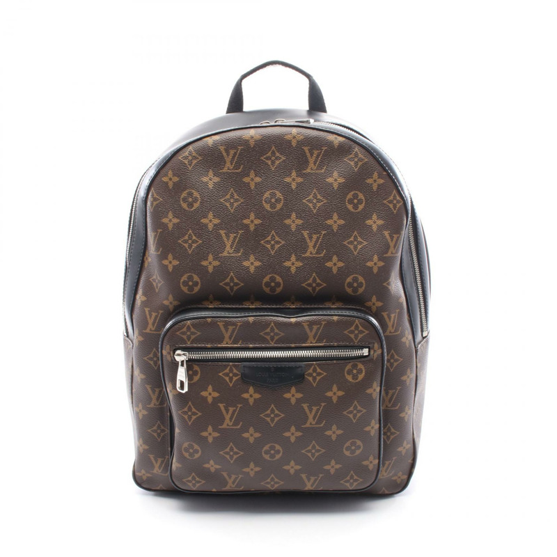 路易威登 Josh 雙肩包 M41530 Monogram macassar 黑色 二手 男款 LV-0
