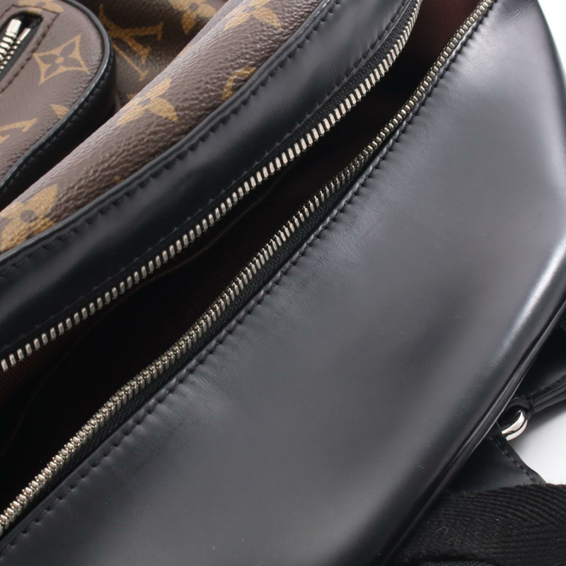 路易威登 Josh 雙肩包 M41530 Monogram macassar 黑色 二手 男款 LV-8