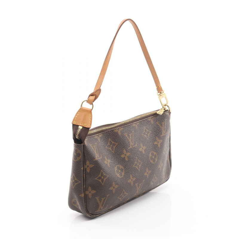 路易威登 Pochette Accessoires 手提包 M51980 Monogram 棕色皮革-1