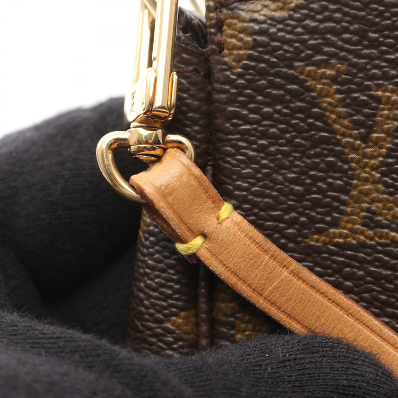 路易威登 Pochette Accessoires 手提包 M51980 Monogram 棕色皮革-7