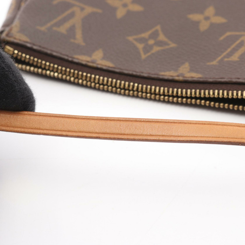 路易威登 Pochette Accessoires 手提包 M51980 Monogram 棕色皮革-9