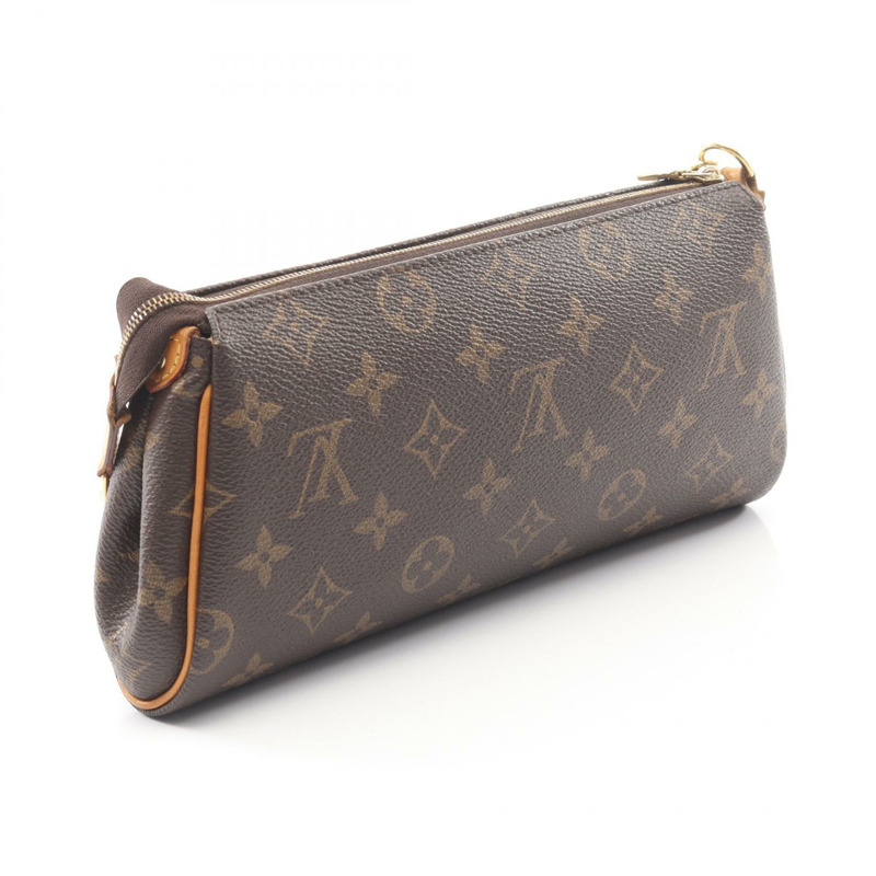 路易威登 Eva 單肩手提包 M95567 Monogram 皮革 棕色 二手 女士-1