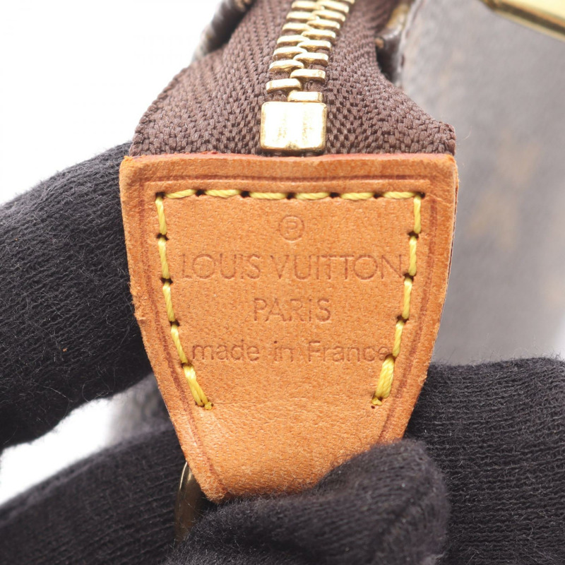路易威登 Pochette Accessoires 手提包 M51980 Monogram 皮革 棕色 二手 LV-3
