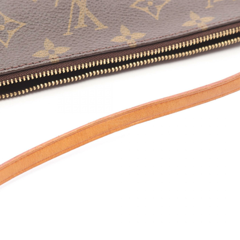 路易威登 Pochette Accessoires 手提包 M51980 Monogram 皮革 棕色 二手 LV-8