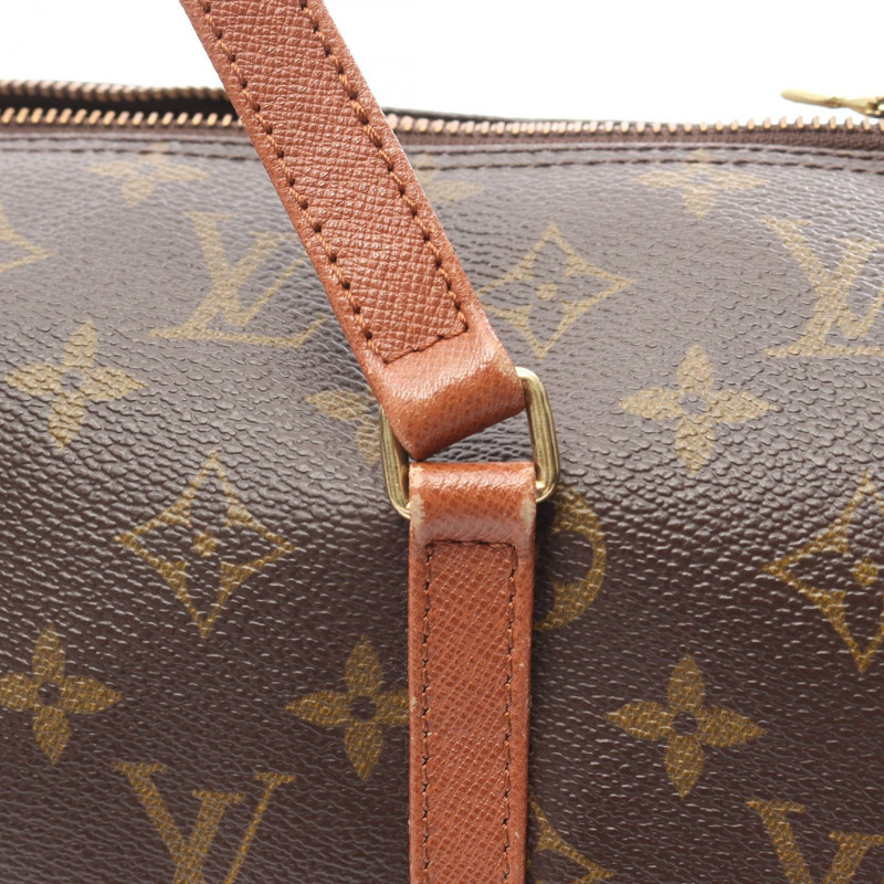 路易威登 Papillon 30 舊款手提包 M51365 Monogram 皮革棕色二手女士-7