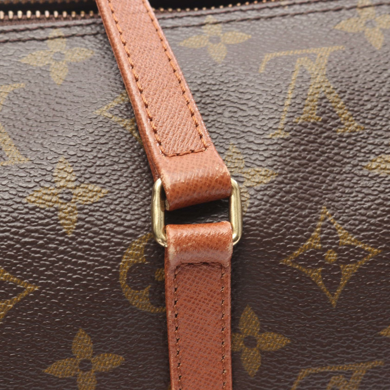 路易威登 Papillon 30 舊款手提包 M51365 Monogram 皮革棕色二手女士-9