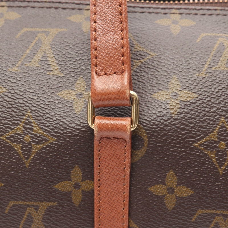 路易威登 Papillon 30 舊款手提包 M51365 Monogram 皮革棕色二手女士-10