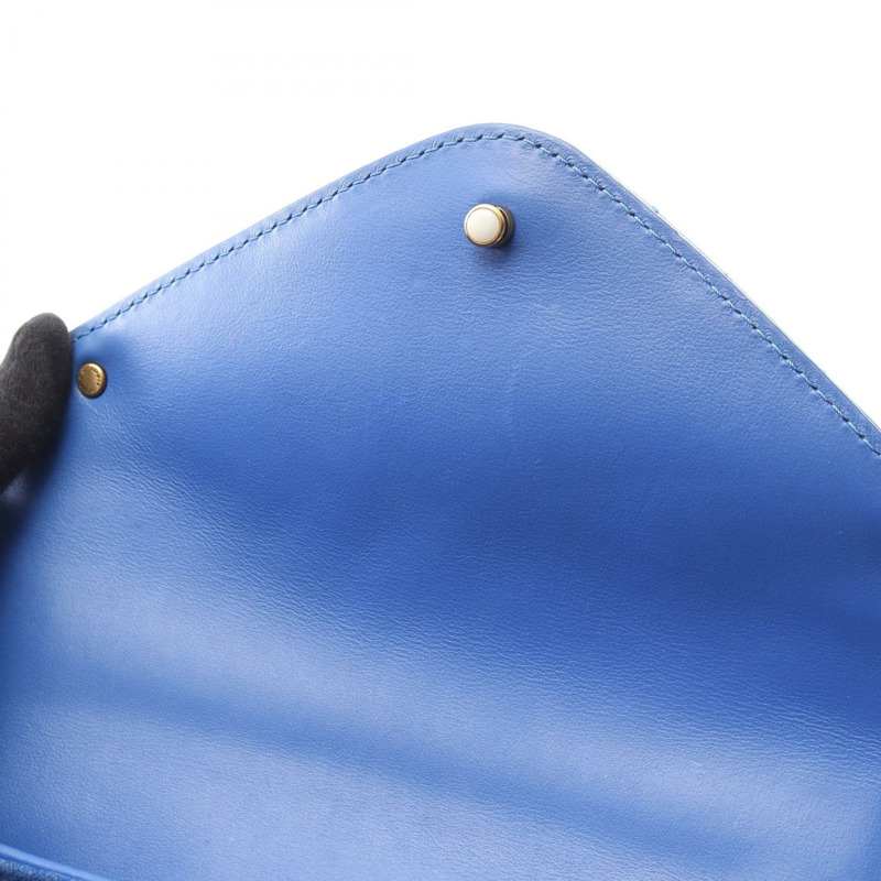路易威登 New Wave Chain PM 單肩包 M53924 皮革 藍色霓虹色 二手-5