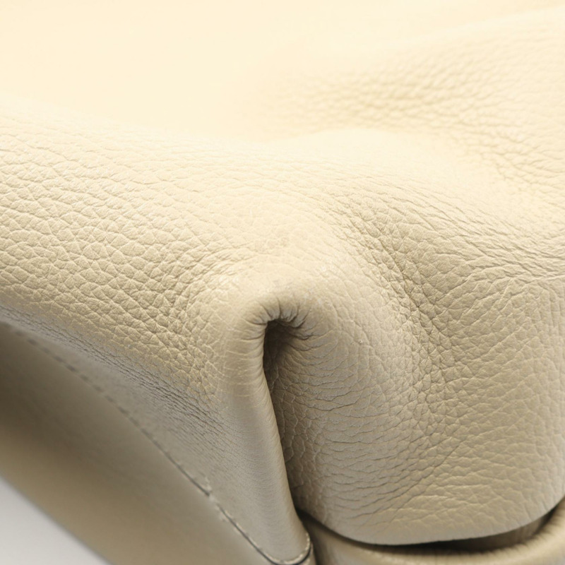 LOEWE 小號 Dunas 單肩包，米色皮革，二手女款-5