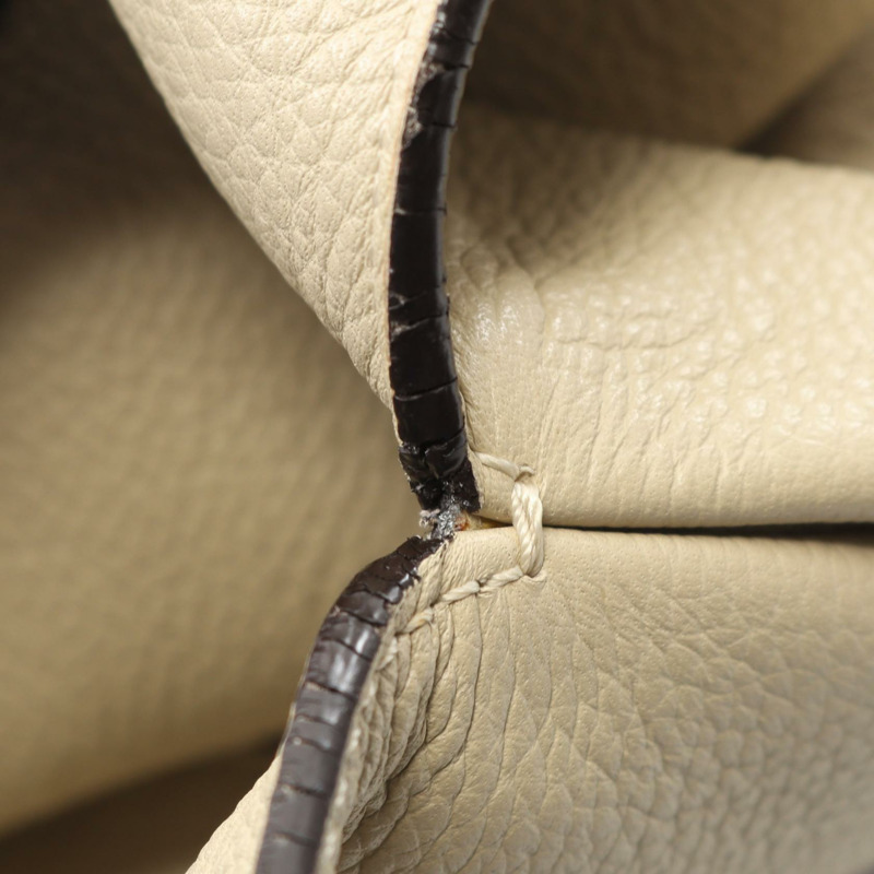 LOEWE 小號 Dunas 單肩包，米色皮革，二手女款-7