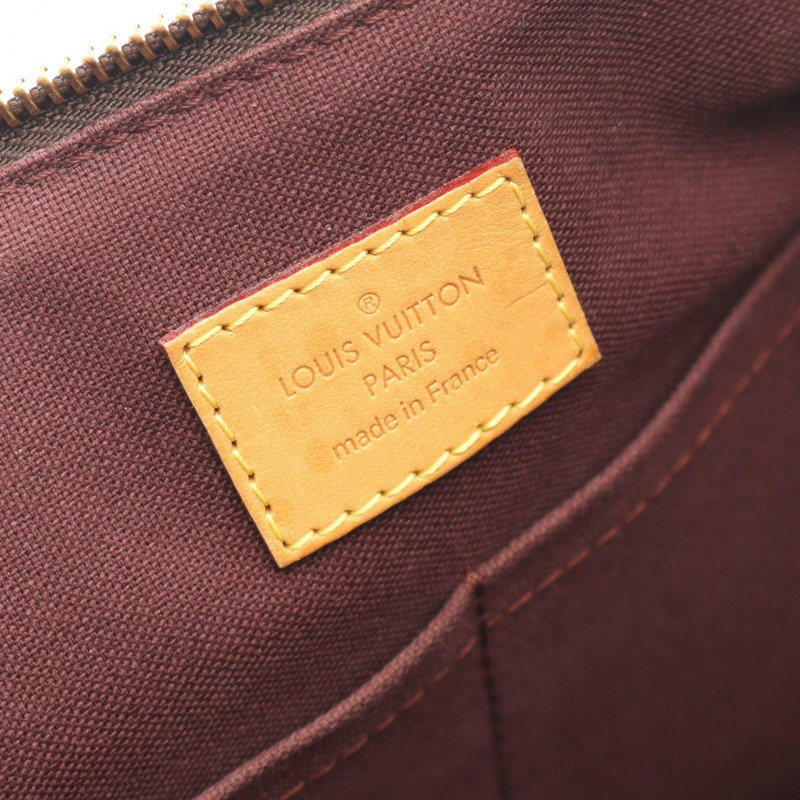 路易威登 Jena PM 單肩手提包 M42268 Monogram 帆布 棕色 二手 LV-3