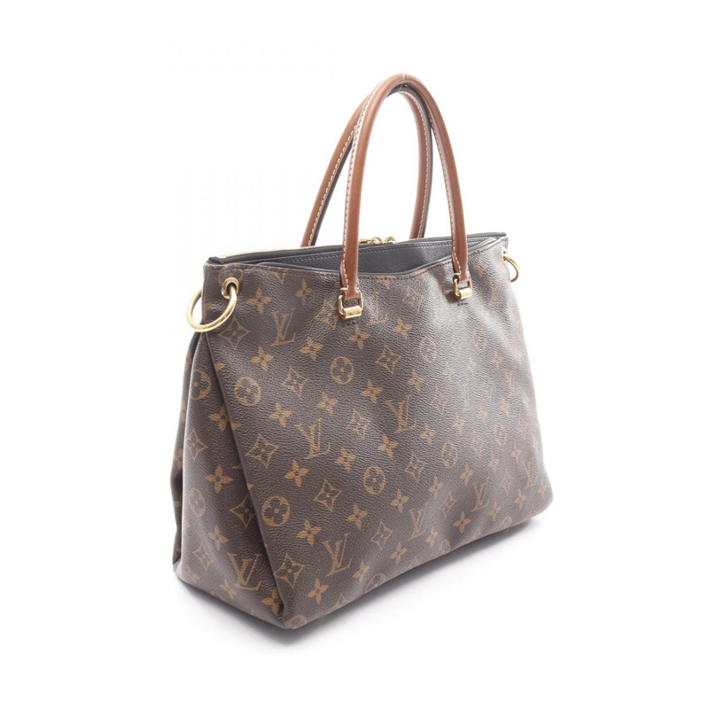 路易威登 Pallas 單肩手提包 M41064 Monogram 帆布 棕色/黑色 二手 LV-1