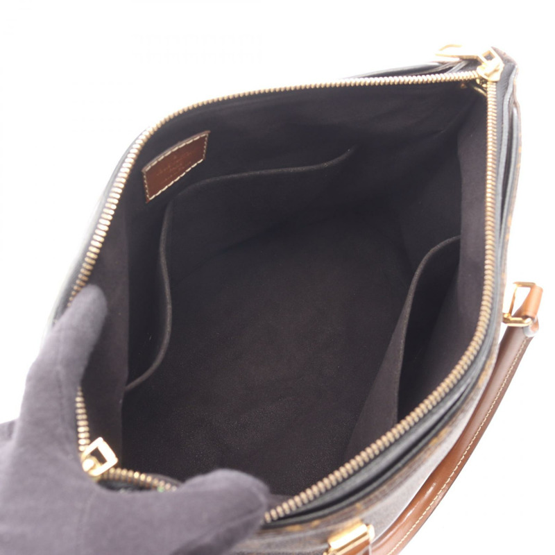 路易威登 Pallas 單肩手提包 M41064 Monogram 帆布 棕色/黑色 二手 LV-2
