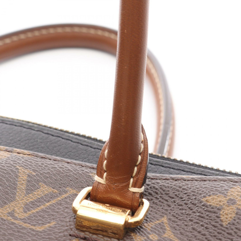 路易威登 Pallas 單肩手提包 M41064 Monogram 帆布 棕色/黑色 二手 LV-6