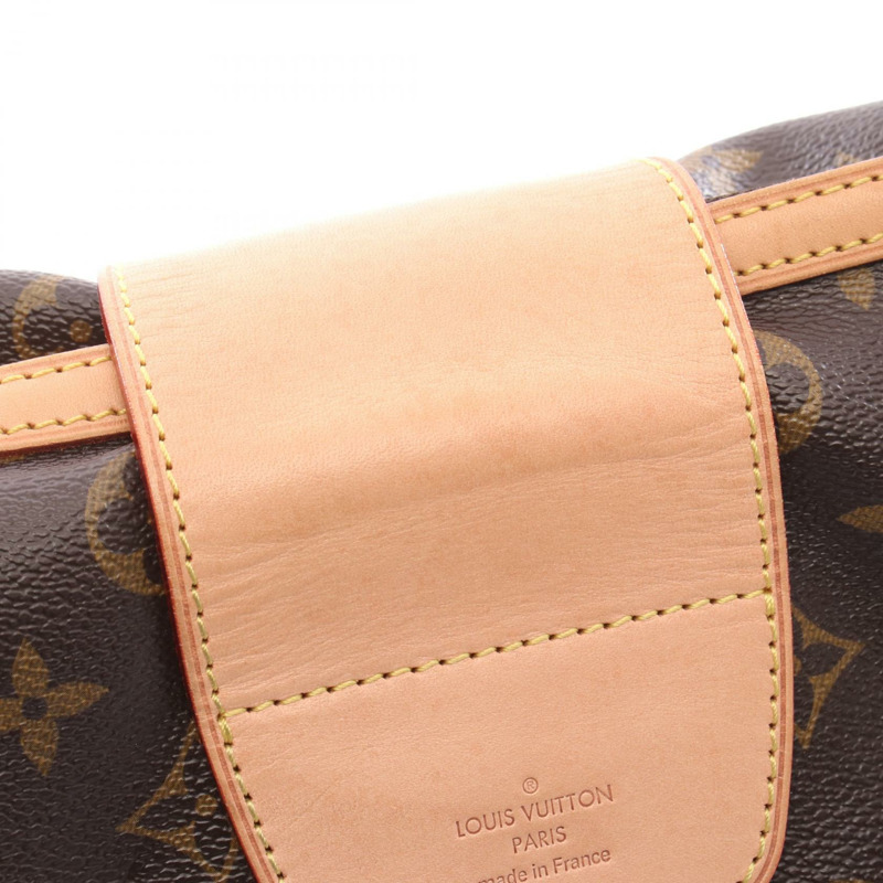 路易威登 Stresa PM 單肩包 M51186 Monogram 帆布皮革棕色二手-5