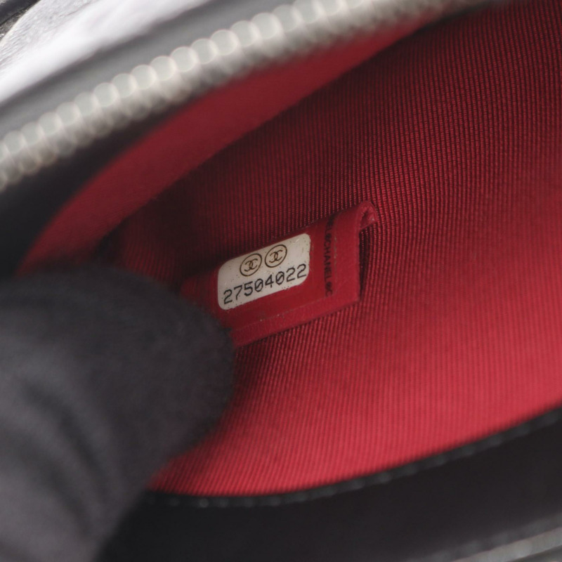 香奈兒 Gabrielle COCO 標誌鏈單背包 A94505 小牛皮 黑色-4