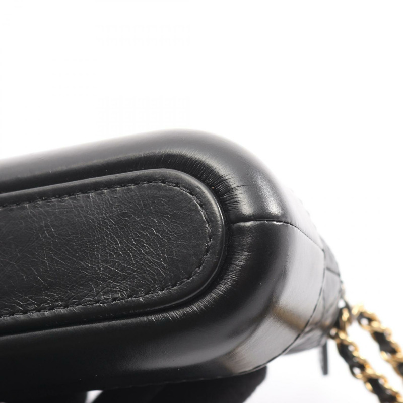 香奈兒 Gabrielle COCO 標誌鏈單背包 A94505 小牛皮 黑色-7