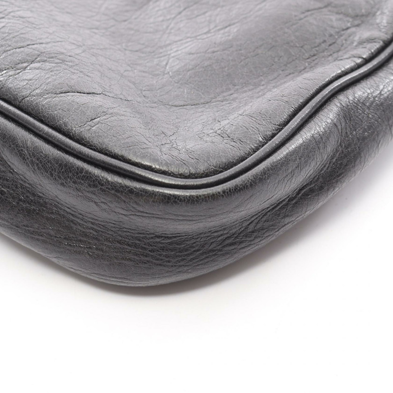 BALENCIAGA The Hip 肩挎斜背包 242803-1000 黑色皮革 二手 女士-7