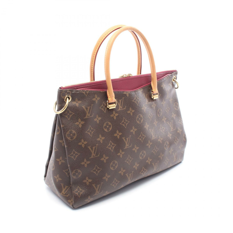 路易威登 Palace 單肩手提包 M40906 Monogram 帆布皮革棕色二手-1