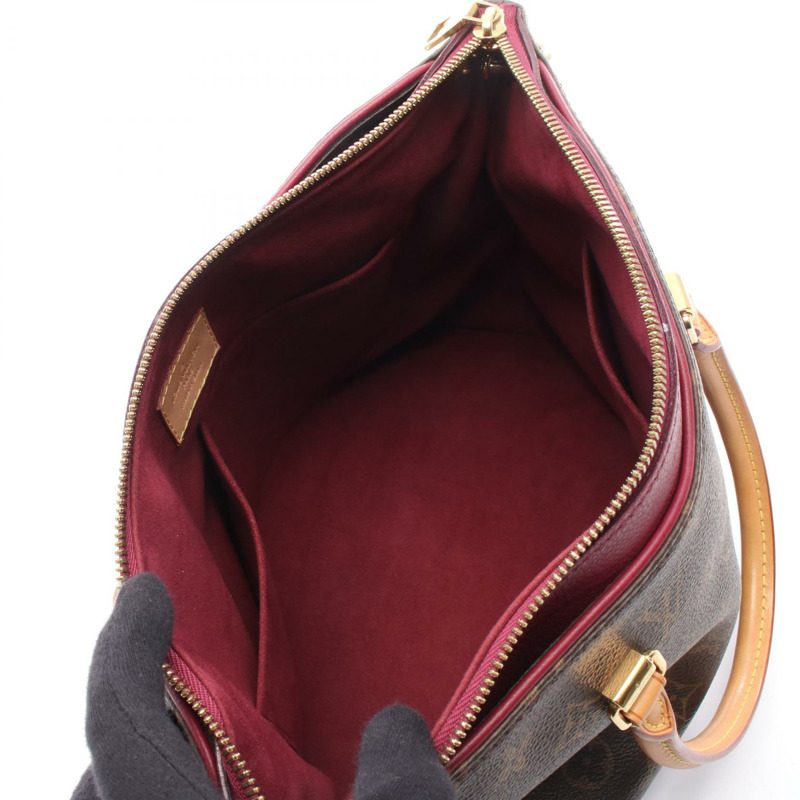 路易威登 Palace 單肩手提包 M40906 Monogram 帆布皮革棕色二手-2