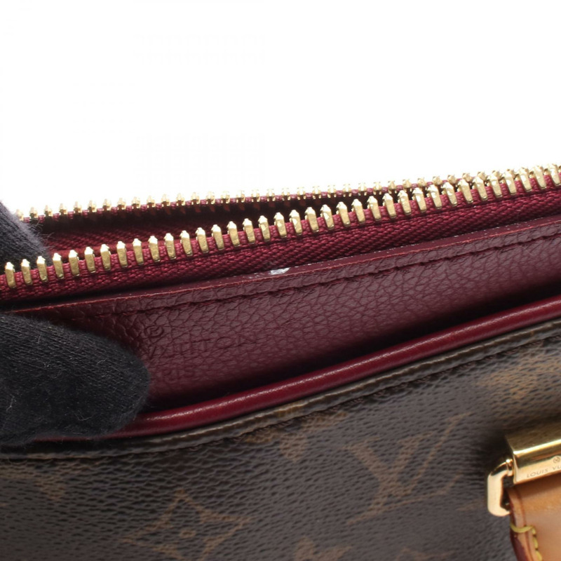 路易威登 Palace 單肩手提包 M40906 Monogram 帆布皮革棕色二手-5