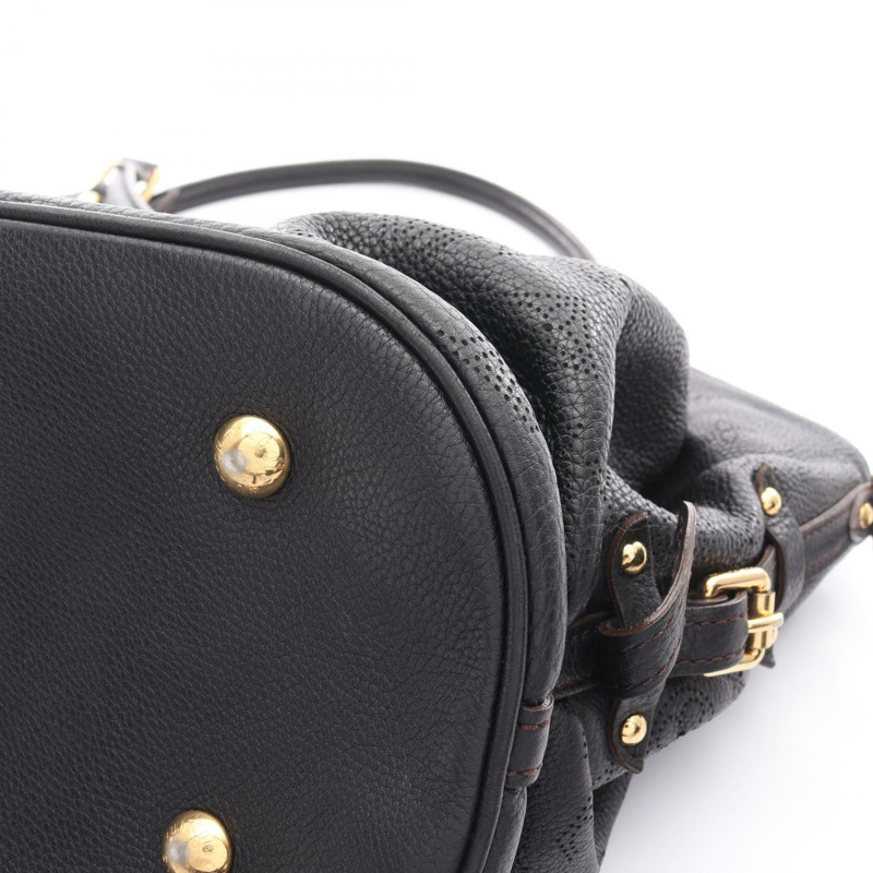 路易威登 Mahina L 單肩手提包 M95765 Mahina 皮革黑色二手女士-10