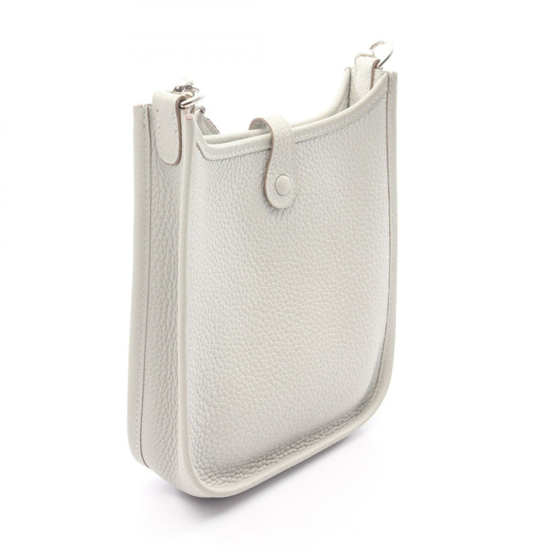 愛馬仕 Evelyne Amazon TPM 肩背斜背包 Y 皮革灰 SHW 二手女士-1