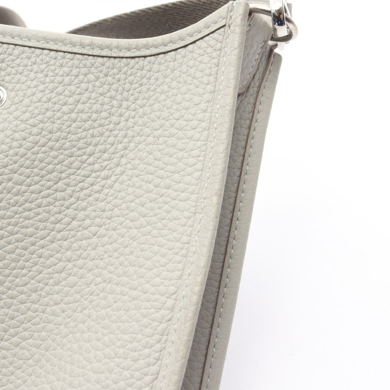 愛馬仕 Evelyne Amazon TPM 肩背斜背包 Y 皮革灰 SHW 二手女士-7