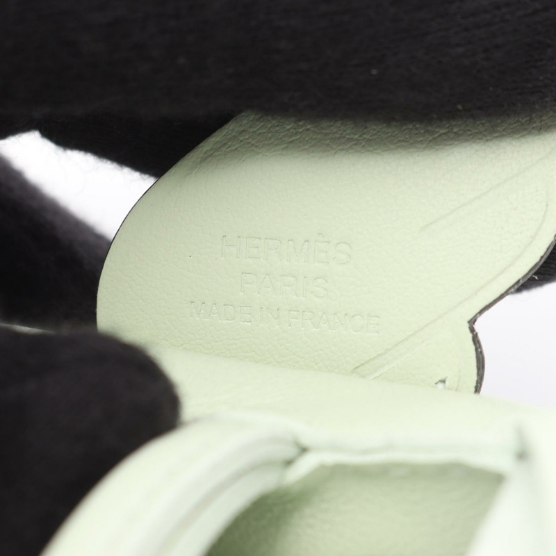 愛馬仕 Rodeo Pegasus PM 吊飾 Agneau milo Swift 皮革，薄荷綠，二手 B-2
