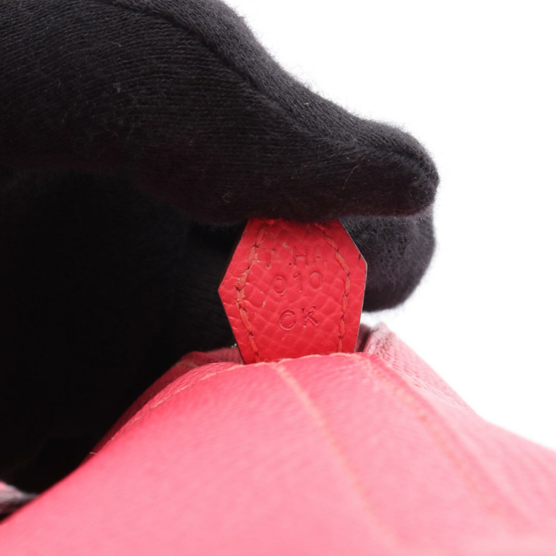 愛馬仕 Bolide 27 肩背包，Epsom 皮革，粉紅玫瑰杜鵑花色，SHW 五金，二手-4