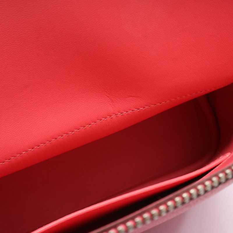 愛馬仕 Bolide 27 肩背包，Epsom 皮革，粉紅玫瑰杜鵑花色，SHW 五金，二手-5