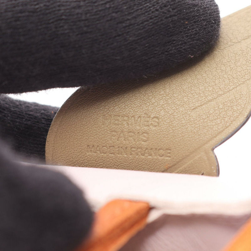 愛馬仕 Rodeo Pegasus PM 包飾,米洛羊羔皮,Swift 粉紅色米色,二手-2