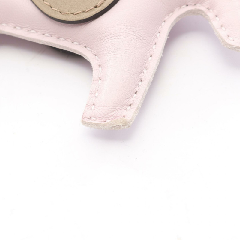 愛馬仕 Rodeo Pegasus PM 包飾,米洛羊羔皮,Swift 粉紅色米色,二手-4