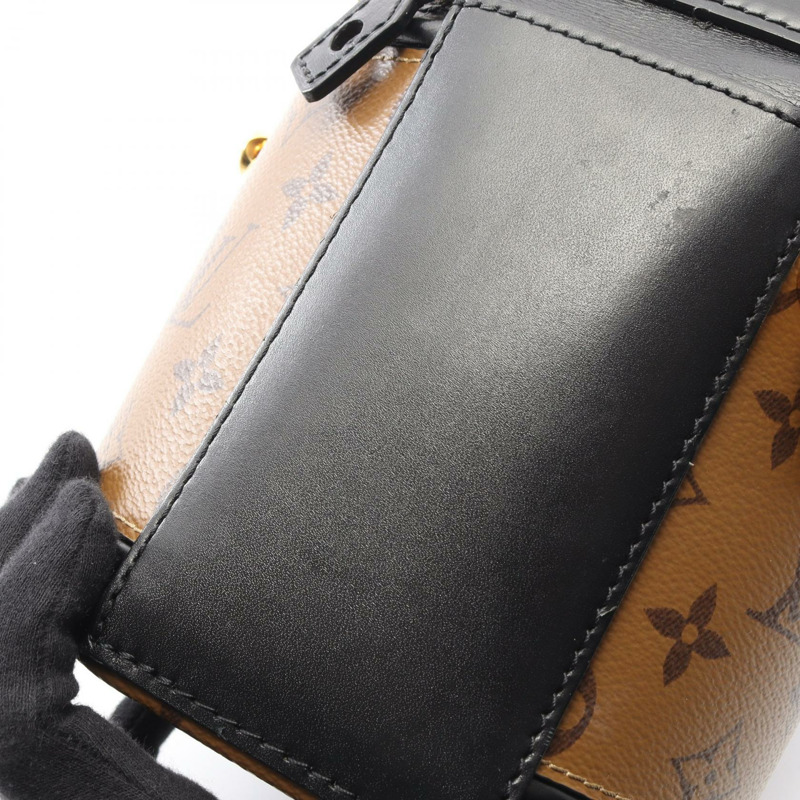 路易威登 Cannes 斜背包 M43986 Monogram Reverse 棕色皮革-8