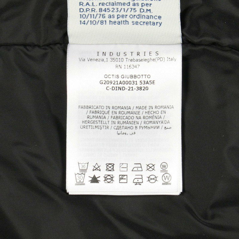 MONCLER GENIUS 2 1952 OCTIS 羽絨外套,尼龍材質,黑色,二手,尺寸 0-4