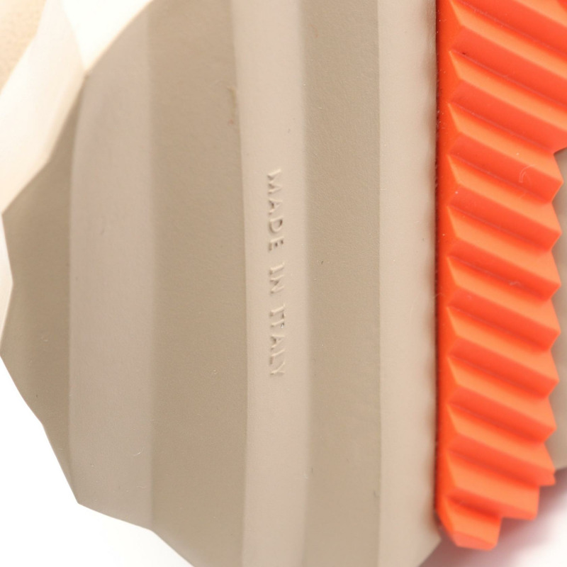 愛馬仕 (HERMES) 彈跳運動鞋，皮革絨面革，米色 #37，二手女款-6