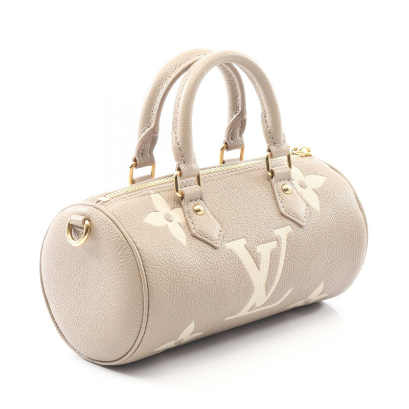 路易威登 Papillon BB 雙色肩斜背包 M46031 皮革 LV-1