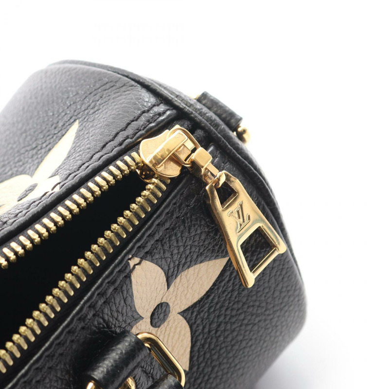 路易威登 Papillon BB 雙色手提包 M45980 Monogram empreinte 皮革 BK-4
