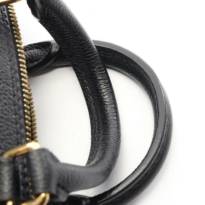 路易威登 Papillon BB 雙色手提包 M45980 Monogram empreinte 皮革 BK-5