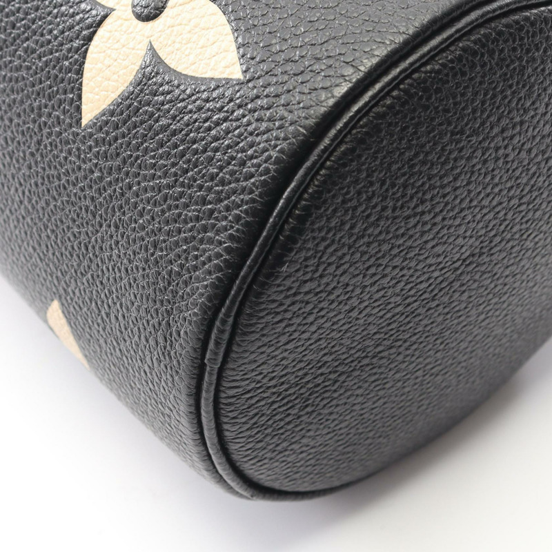 路易威登 Papillon BB 雙色手提包 M45980 Monogram empreinte 皮革 BK-6